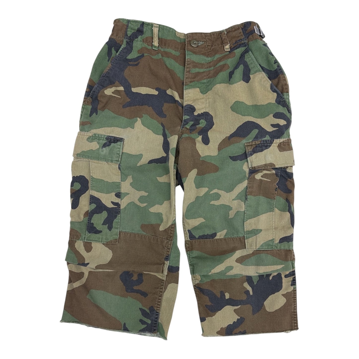 Vintage Camo Bermudas With Waistband