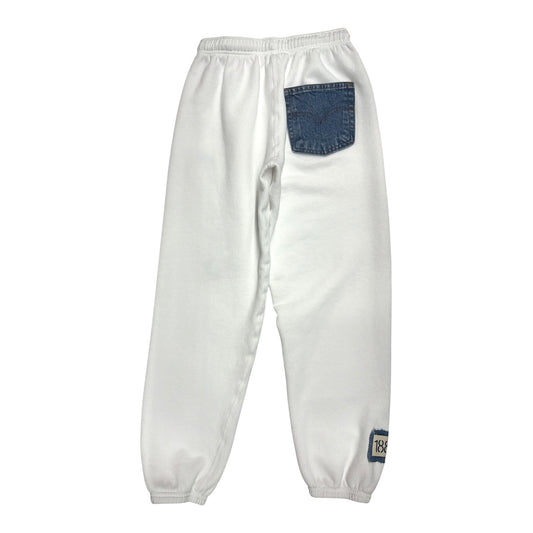 Denim Lightning Bolt Sweatpants