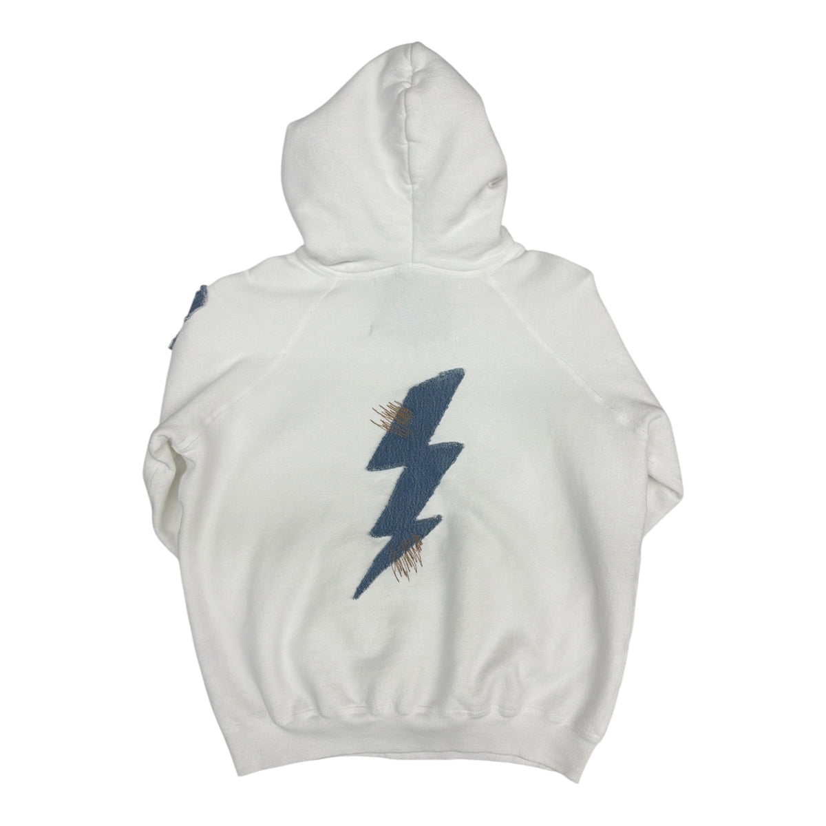 Denim Lightning Bolt Hoodie