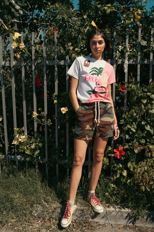 Split Travel Tee