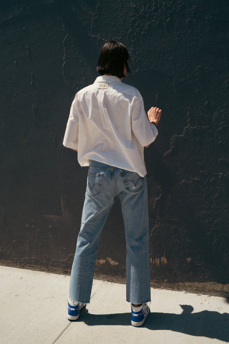 Side All Patched Up Jeans