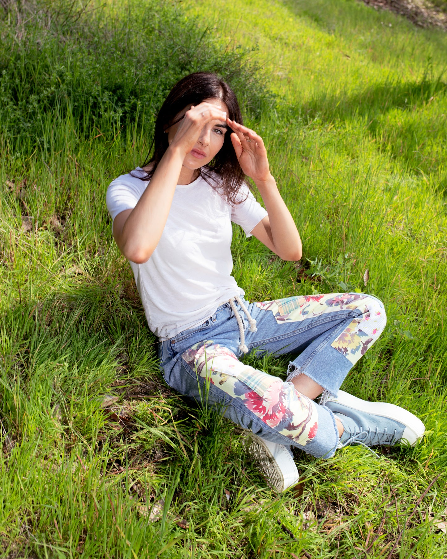 Patchwork Chappy Jeans