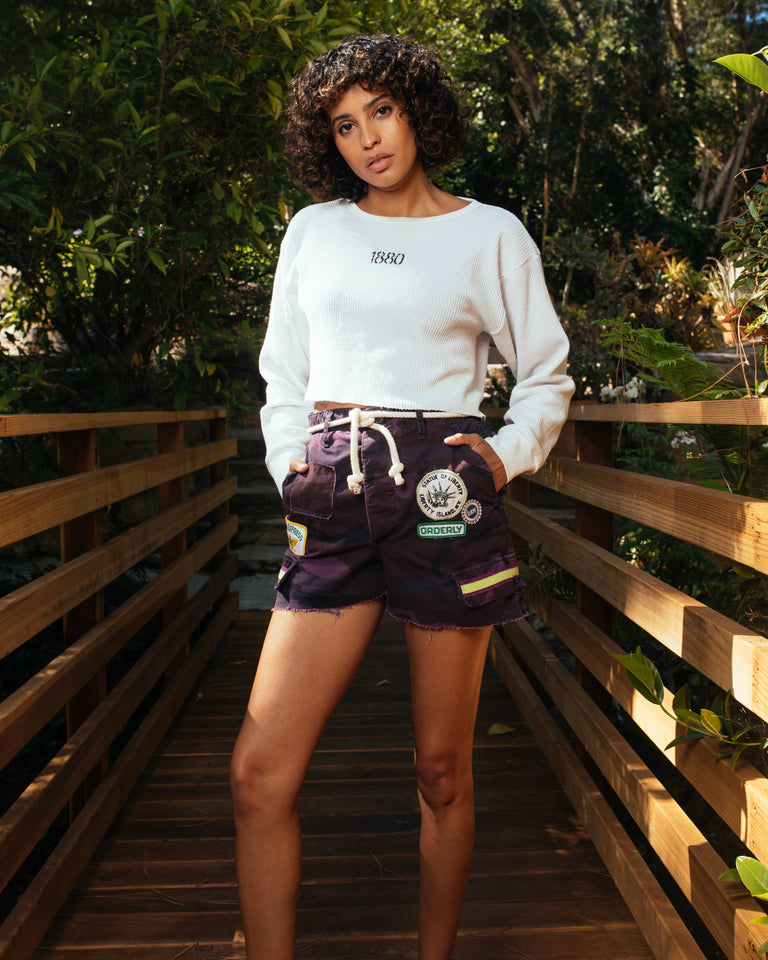 Ultraviolet Camo Short