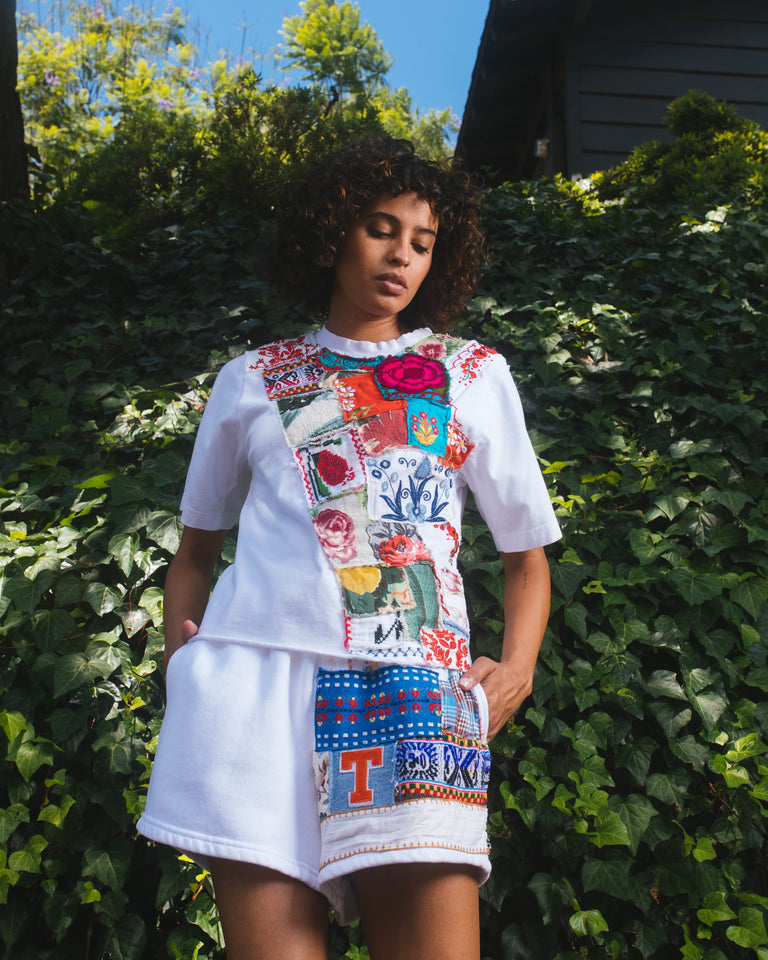 Totally Patched Up Sweatshorts