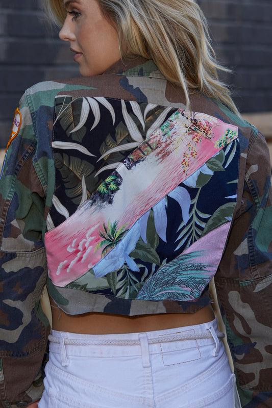 Hawaiian Florist Camo Jacket
