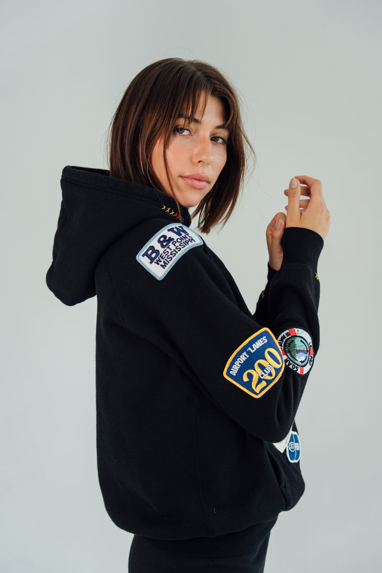 Side All Patched Up Hoodie