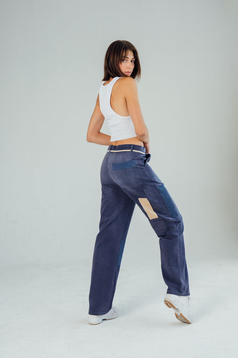 Purple Indigo Workwear Pants