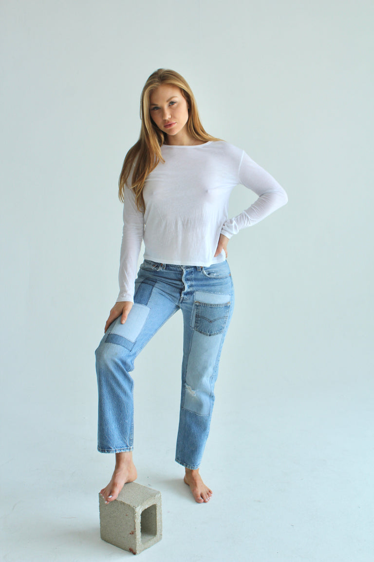 Denim Piecy Jean