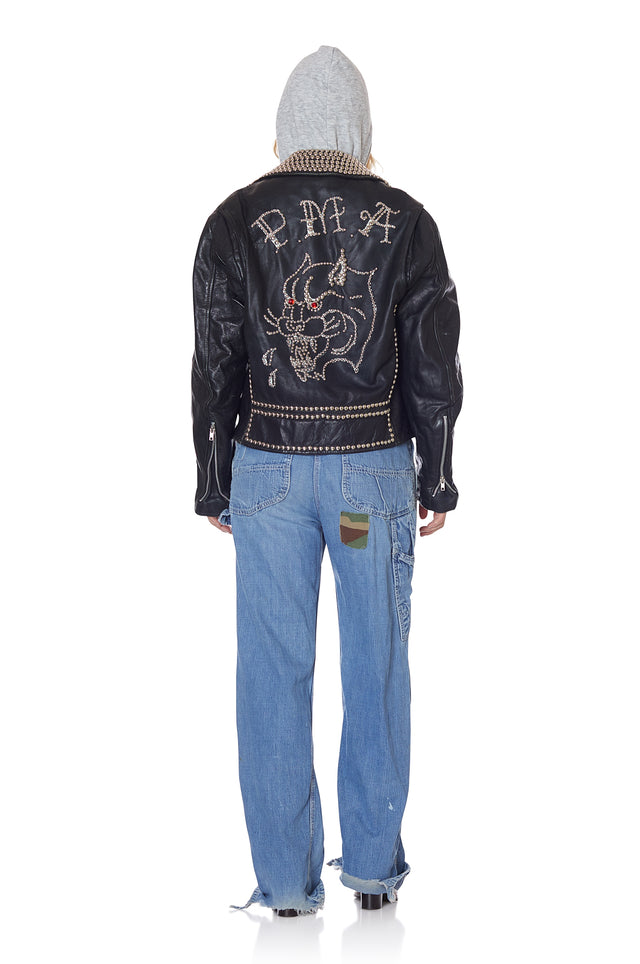 Custom Moto Leather Jacket